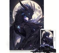 Danger of Dragons Anime Jigsaw Puzzles 1000 Piece for Teenagers Logic Game Sharp Edge Hard Challenge Game Night (50x75cm)