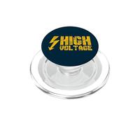 Danger Warning Electricity | High Voltage Helloween Costume PopSockets PopGrip for MagSafe
