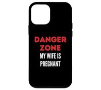 Danger Zone My Wife is Pregnant Funny Baby on Board Case for iPhone 12 mini