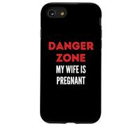 Danger Zone My Wife is Pregnant Funny Baby on Board Case for iPhone SE (2020) / 7/8