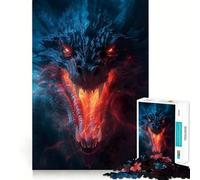 Dangerous Dragon Jigsaw Puzzles 1000 Piece for Teenagers Logic Game Sharp Edge Hard Challenge Game Night (38x26cm)