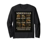 Dangerous Edition Voices of the Wild Vintage Novelty Gift. Long Sleeve T-Shirt