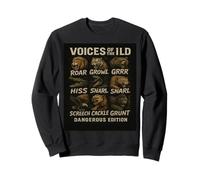Dangerous Edition Voices of the Wild Vintage Novelty Gift. Sweatshirt