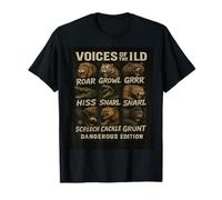 Dangerous Edition Voices of the Wild Vintage Novelty Gift. T-Shirt