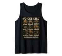 Dangerous Edition Voices of the Wild Vintage Novelty Gift. Tank Top