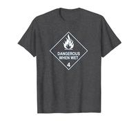 Dangerous for Wet Tea T-Shirt, Men, Dark Heather Grey, 4X-Large