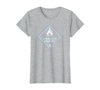 Dangerous for Wet Tea T-Shirt, Women, Heather Grey, XX-Large