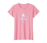 Dangerous for Wet Tea T-Shirt, Women, Pink, Medium