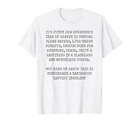 Dangerous Leftist Ideology Proud Lefty Value Graphic T-Shirt