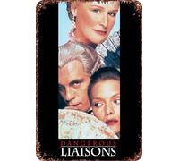 Dangerous Liaisons Vintage Tin Sign Wall Art Decor - Retro Sign for Home Patio Decor Gifts Movie Poster - 8x12 Inch
