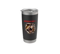 Dangerous Like a Raptor Dangerous as a Dinosaur T-Rex Stainless Steel Insulated Tumbler