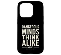DANGEROUS MINDS THINK ALIKE #RIMPS Bold Typography Case for iPhone 15 Pro