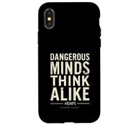 DANGEROUS MINDS THINK ALIKE #RIMPS Bold Typography Case for iPhone X/XS