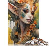 Dangerous Spring Fey Jigsaw Puzzles Puzzle for Adults Kids. 1000 Piece Great Gifts Challenge Toy Educational Games Home Decoration for Adults& Kids Age 14 Years Up 1000pcs (75x50cm)