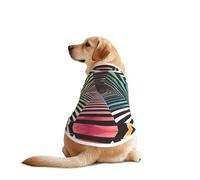 Dangerous Stripes Dog Shirt Vest Dog Clothes- Breathable Cooling for Big Dogs, Sun Protection Comfort Wear for Golden Retriever, Husky, Alaska Outdoor Activities 3X-Large