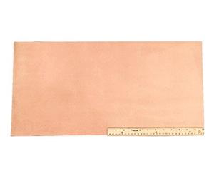 Dangerous Threads Leather Side Piece Veg Tan Split Medium Weight 12 X 24 Inches 2 Square Feet