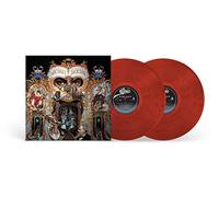 MICHAEL JACKSON LP x 2 Dangerous RED & BLACK SWIRL VINYL Limited Edn. SEALED
