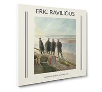 Dangerous Work By Eric Ravilious Canvas Print | Gallery Wrapped 30mm Frame Wall Art | 20x20 inches | Ready to Hang | Classic Picture | Living Room Bedroom Lounge Office