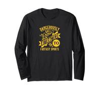 Dangerously Attracted to Fantasy Sports Design Long Sleeve T-Shirt