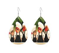 Dangle Earrings A Man Made Of Dough Fashionable Leather Earrings Luxurious Pierced Earring For Decoration Married Party