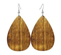 Dangle Earrings Gold Sequin Sparkle Lightweight Leather Earrings Luxurious Holiday Earring For Accessories Married Decoration