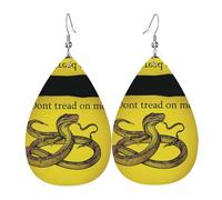 dangle earrings leather women don't step on me lightweight earrings for fashion jewelry gifts for women women