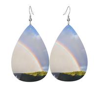 Dangle Earrings Niagara Falls Luxurious Dangle Hoop Earrings Lightweight Leather Earring For Beach Women Daily Wear