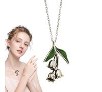 Dangle Flower Earrings,Floral Eardrop Pendant | Jewelry Lily of the Valley Eardrop Pendant for Evening, Vacation, Brides, Festival