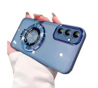 Danglyld Magnetic for Galaxy A36 5G Case[Fit for MagSafe] [Sturdy Stand & Ring Holder] Shockproof Matte Anti-Scratch Slim Clear Protective Kickstand Protective Cover Phone Case for Galaxy A36-Blue