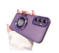 Danglyld Magnetic for Galaxy A36 5G Case[Fit for MagSafe] [Sturdy Stand & Ring Holder] Shockproof Matte Anti-Scratch Slim Clear Protective Kickstand Protective Cover Phone Case for Galaxy A36-Purple