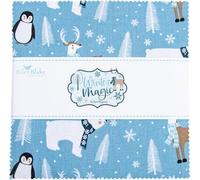 Dani Mogstad Winter Magic 5" Stacker 42 5-inch Squares Charm Pack Riley Blake Designs 5-16360-42
