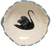Danica Studio Swan Song Hand-Painted Footed Bowl - Ceramic Keepsake Dish
