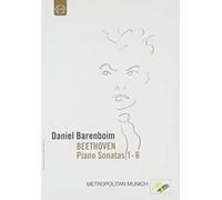 DANIEL BARENBOIM: BEETHOVEN - PIANO SONATAS 1-6 NEW REGION 0 DVD