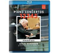 Daniel Barenboim - Daniel Barenboim plays & conduts Beethoven Piano Concertos 1,2,3,4,5 [Blu-ray] [Region B] [2022]