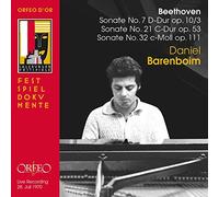 Daniel Barenboim - Ludwig van Beethoven: Piano Sonatas Nos 7, 21 & 32