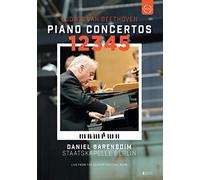 Daniel Barenboim - Daniel Barenboim plays & conduts Beethoven Piano Concertos 1,2,3,4,5 [DVD] [2022]