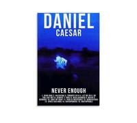 Daniel Caesar Never EnoughClassic Characters Actor Singer Poster Celebrity Poster Famous Athlete Poster Home Canvas Painting Oil Painting Print Signature Poster Home Decoration12x18inch(30x45cm)Unfram