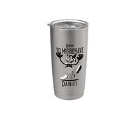 Daniel - Cool Boy Name with Cute Devil - Born to Misbehave Stainless Steel Insulated Tumbler
