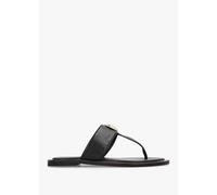 DANIEL Costly Black Leather Toe Post Sandals Size: 41, Colour: Black L