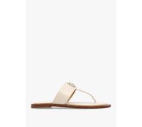 DANIEL Costly Cream Leather Toe Post Sandals Size: 41, Colour: Camel L