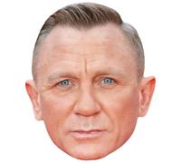 Daniel Craig (Stare) Big Head. Larger than life mask.