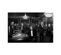 Daniel Craig Timothy Dalton Film Cast Collection Poster Decorative Painting Canvas Wall Art Living Room Poster Bedroom Painting, Wall Art Picture Print Modern Family Room Decor 20 x 30 Inches (50 x 75