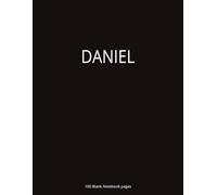Daniel: Daniel Biblical Study Journal | Blank Pages | 100 Lined Pages | Daniel