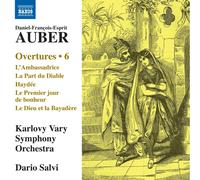 Karlovy Vary Symphony Orchestra; Dario Salvi - Daniel-Francois-Esprit Auber: Overtures, Vol. 6 - L'Ambassadrice; La Part du Diable; Haydee; Le Premier jour de bonheur; Le Dieu et la Bayadere