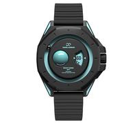 Daniel Gorman Men's Watch Quartz Gravity Series 2077 - Silicone Strap, Waterproof Orbital Luminous Futuristic Space-Themed Wristwatch, Uranus