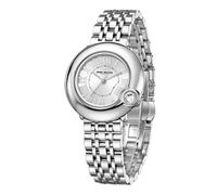 Daniel Hechter Paris Saint-Germain Collection DHW2005 Women's Unique Roman Index Stainless Steel Bracelet Watch, white, Casual