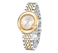 Daniel Hechter Paris Saint-Germain Collection Unique Watch for Women with Roman Indices and Stainless Steel Strap-DHW2005, Gold, modern