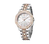 Daniel Hechter Paris Vendome Collection Women's Analogue Watch with Crystal Bezel, Crystal Accents and Stainless Steel Bracelet, silver, Luxurious