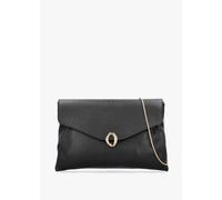 DANIEL Inclutch Black Tumbled Leather Envelope Clutch Size: One Size,