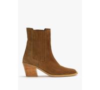 DANIEL Indie Tan Suede Western Chelsea Boots Size: 36, Colour: Tan Sue